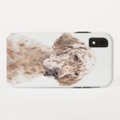 Coques Case-Mate iPhone Anglais Setter Orange Belton Peinture Chien Art (Dos (Horizontal))
