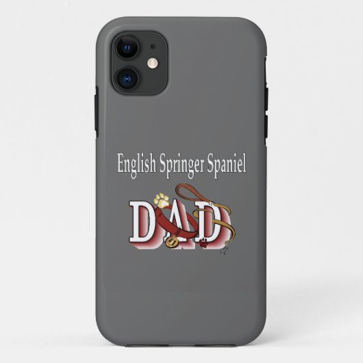 Coques Case-Mate iPhone Anglais Springer Spaniel Papa (Dos)