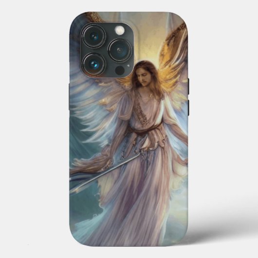 Coques Case-Mate iPhone Angle De Protection En Aquarelle Bleue Bleue (Verso)