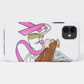 Coques Case-Mate iPhone Angle de sensibilisation "Ruban rose" (Dos (Horizontal))