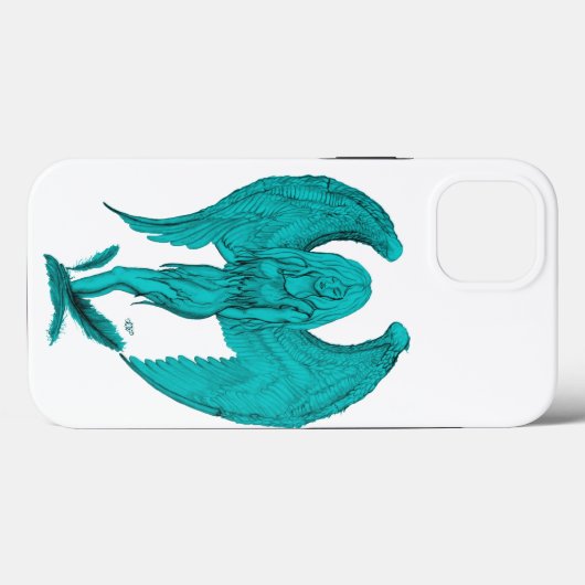 Coques Case-Mate iPhone Angle, Dessin crayon (Verso (horizontal))