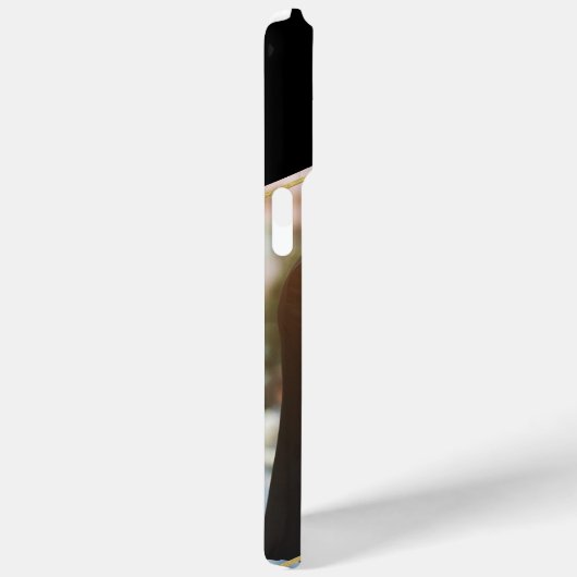 Coques Case-Mate iPhone Angle élégant Monogramme Photo personnalisée (Verso / Droite)