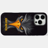 Coques Case-Mate iPhone Angry Otrich Black (Verso (horizontal))