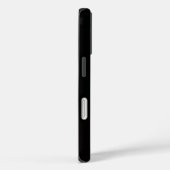 Coques Case-Mate iPhone Anguille Ruban Bleu Black 4 Luxe iPhone 16 Mate (Verso / Droite)