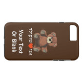Coques Case-Mate iPhone Ani Ohev(et) Shokolad - I Love Chocolate (Dos (Horizontal))