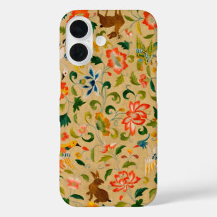 Coques iPhone 16 Animal Antique Cheval Oiseau Deer Rabbit