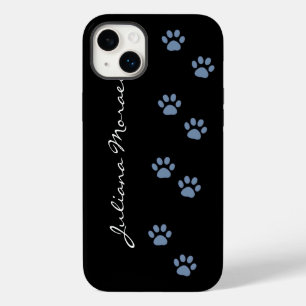 Coque Pour iPhone 14 Plus animal de compagnie chiens chat pawprints personna