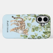 Coques Case-Mate iPhone Animal de la jungle léopard (Verso (horizontal))