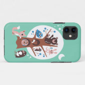Coques Case-Mate iPhone Animal mignon dans l'arbre (Dos (Horizontal))