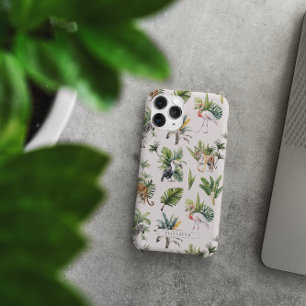 Coques iPhone 16 Pro Max Animal Sauvage   Monogramme de Verdure de Jungle