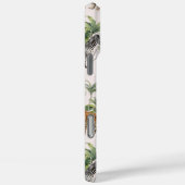 Coques Case-Mate iPhone Animal sauvage | Monogramme Jungle de verdure (Verso / Droite)