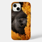 Coques Case-Mate iPhone Animaux de bébés cutest | Chiot noir espagnol (Verso)