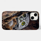 Coques Case-Mate iPhone Animaux de bébés cutest | Chouette tachetée (Verso (horizontal))