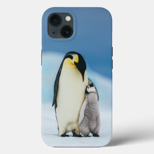 Coques Case-Mate iPhone Animaux de bébés cutest | Empereur Penguin Chick (Verso)