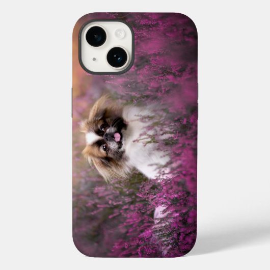 Coques Case-Mate iPhone Animaux de bébés cutest | Pekingese Puppy (Verso)
