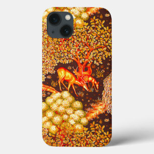 Case-Mate iPhone Case ANIMAUX FORESTIERS, CERFS PAR UN BROOK Jaune Flora