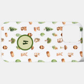 Coques Case-Mate iPhone Animaux forestiers personnalisés (Verso (horizontal))