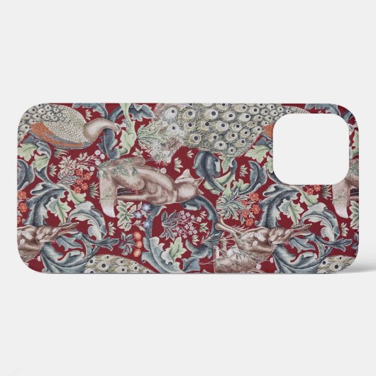 Coques Case-Mate iPhone Animaux forestiers, William Morris (Verso (horizontal))