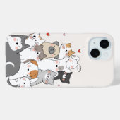 Coques Case-Mate iPhone animaux mignons (Verso (horizontal))