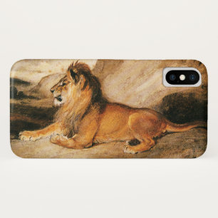 Etui iPhone Case-Mate Animaux sauvages vintage, Lion d'Afrique dans la s