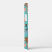 Coques Case-Mate iPhone Animaux tribaux : motif forestier. (Verso / Droite)
