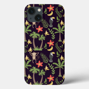 Case-Mate iPhone Case Animaux tropicaux singes motifs sans soudure & mac