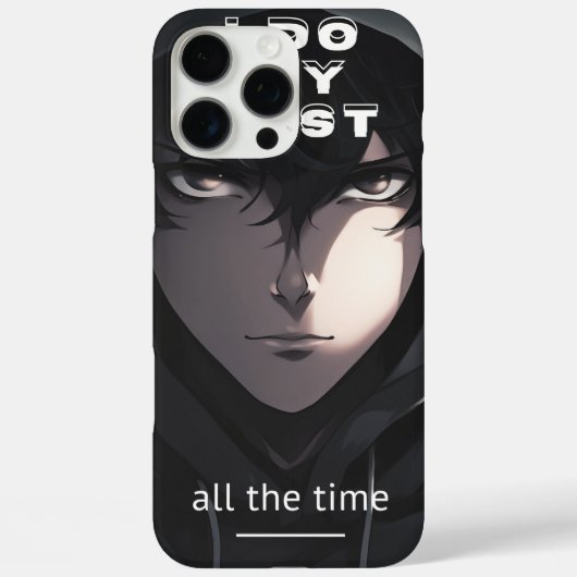 Coques Case-Mate iPhone 'Anime Aesthetic : Tout Le Temps' iPhone 16 Pro Ma (Verso)