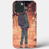 Coques Case-Mate iPhone Anime Boy Art (Verso)