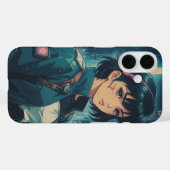 Coques Case-Mate iPhone Anime Cyperpunk Girl (Verso (horizontal))
