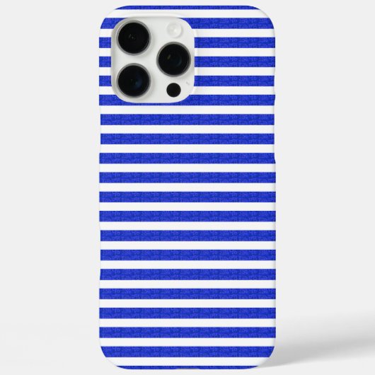 Coques Case-Mate iPhone Anime de Popcorn Géométrique Bleu Chic (Verso)