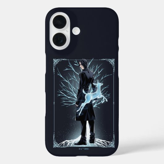 Coques Case-Mate iPhone Anime du Patronus de Biche de Severus Snape (Verso)