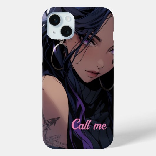 Coques Case-Mate iPhone Anime fille, appelle-moi (Verso)