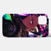 Coques Case-Mate iPhone Anime Girl African American Art (Verso (horizontal))