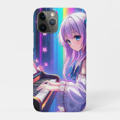 Coques Case-Mate iPhone Anime Girl Jouer Piano (Dos)