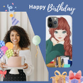 Coques Case-Mate iPhone Anime Girl School Fournitures Plaque