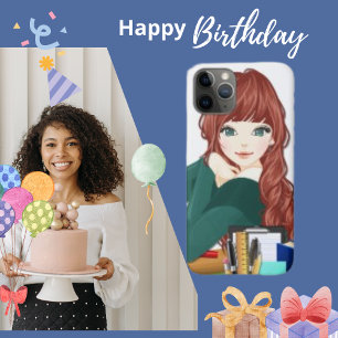 Case-Mate iPhone Case Anime Girl School Fournitures Plaque