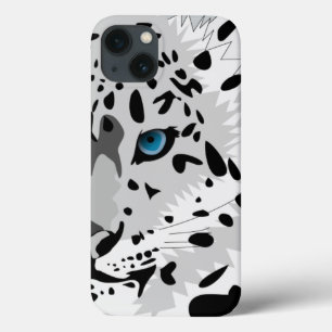 iPhone 13 Case Animé léopard des neiges