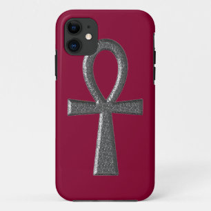 Coques Pour iPhone Ankh en argent élégant