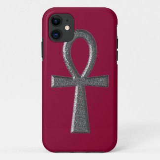 Coques Pour iPhone Ankh en argent élégant