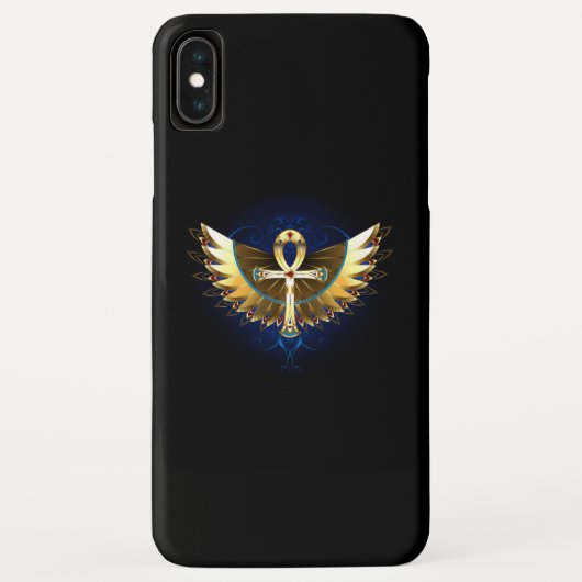 Coques Case-Mate iPhone Ankh or avec ailes (Dos)