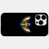 Coques Case-Mate iPhone Ankh or avec ailes (Verso (horizontal))