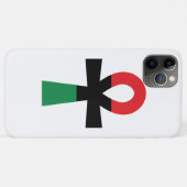 Coques Case-Mate iPhone Ankh rouge, noir et vert (Dos (Horizontal))