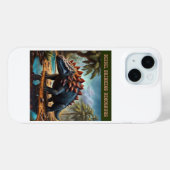 Coques Case-Mate iPhone Ankylosaurus satisfait (Verso (horizontal))