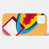 Coques Case-Mate iPhone Anneau et Carré Abstrait - Moderne (Verso (horizontal))