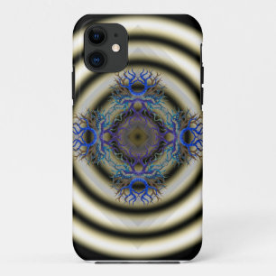 Coques Pour iPhone Anneaux hypnotiques avec la cosse des motifs de la