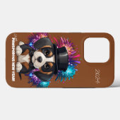 Coques Case-Mate iPhone Année de Woofs! (Verso (horizontal))
