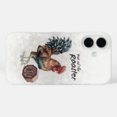Coques Case-Mate iPhone Année du coq chinois Zodiac Art (Verso (horizontal))