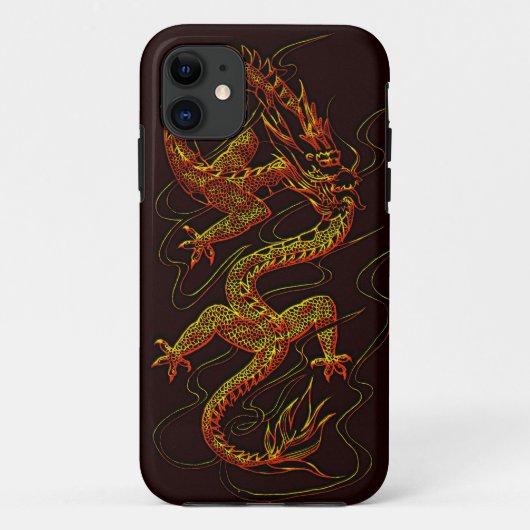 Coques Case-Mate iPhone Année du Dragon asiatique design Dragon (Dos)