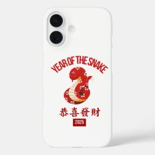 Coques iPhone 16 Année Du Serpent Chinois Nouvel An Lunaire Nouvel