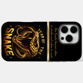 Coques Case-Mate iPhone Année du serpent : Nouvel an chinois 2025 (Verso (horizontal))